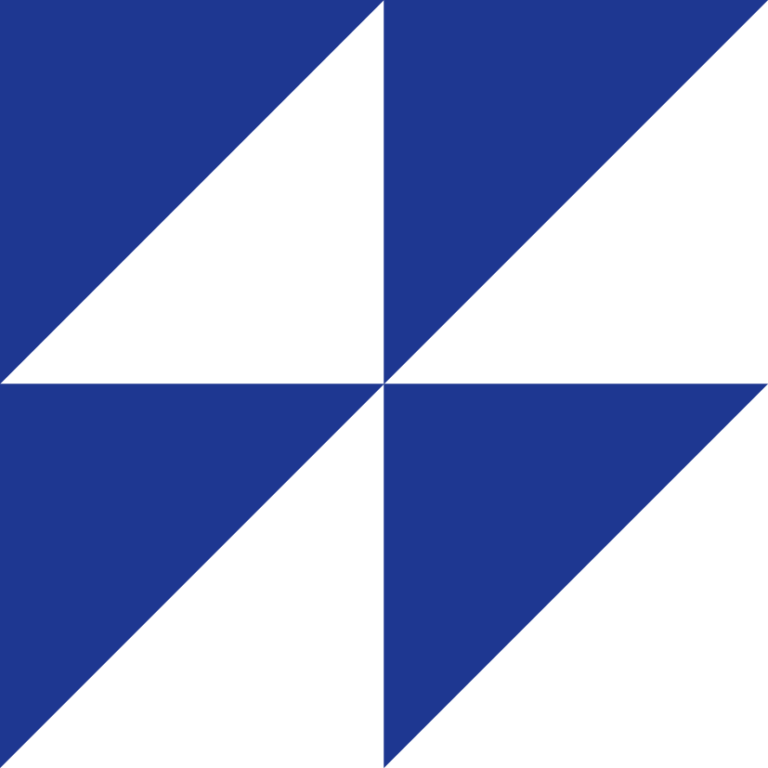 kulturBdigital Form aus vier Dreicken